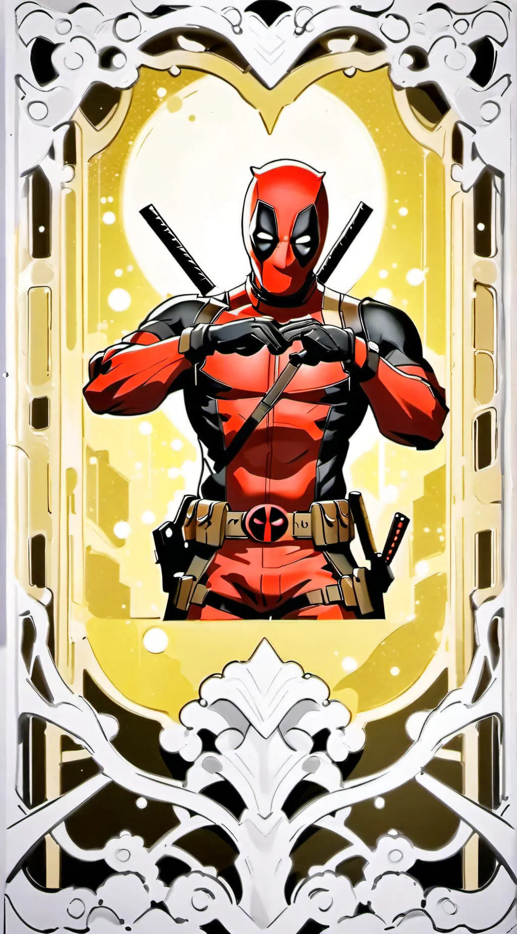 ai character: Deadpool background
