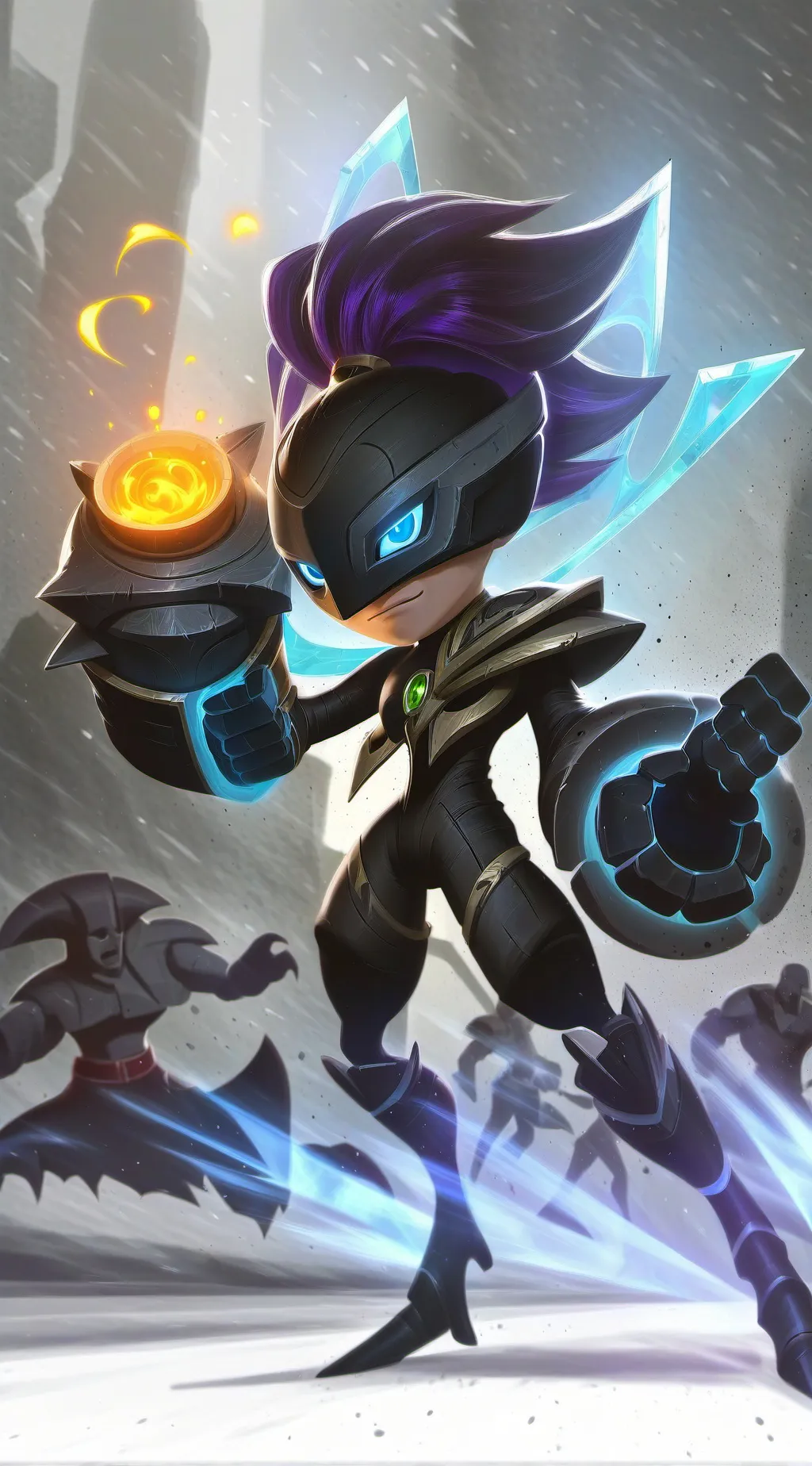 ai character: Uzi background