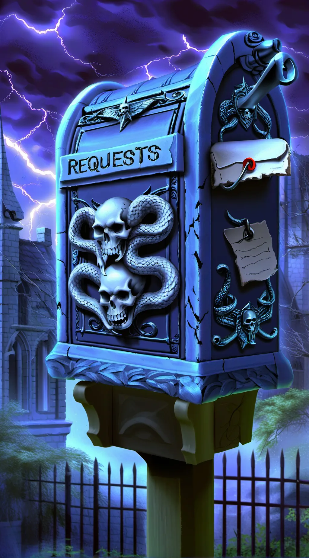 ai character: Requests/Chat background