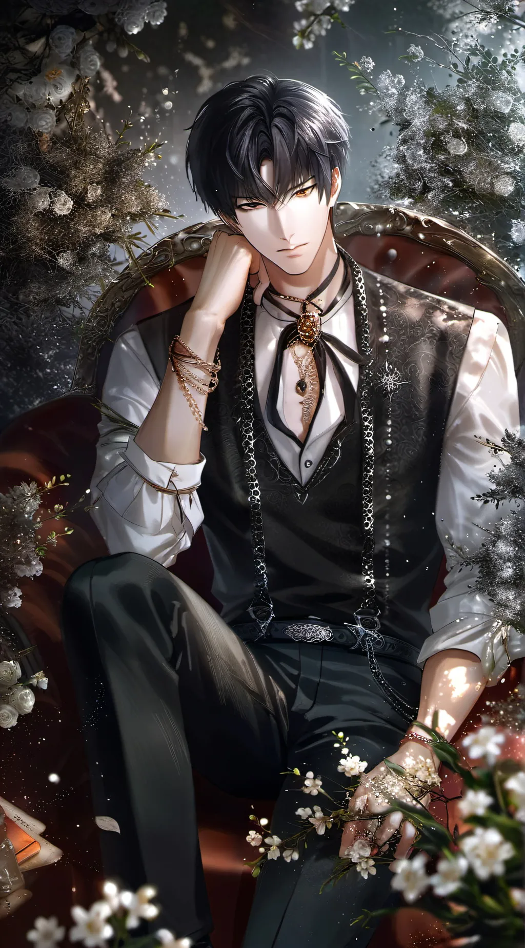 ai character: Ashler  background