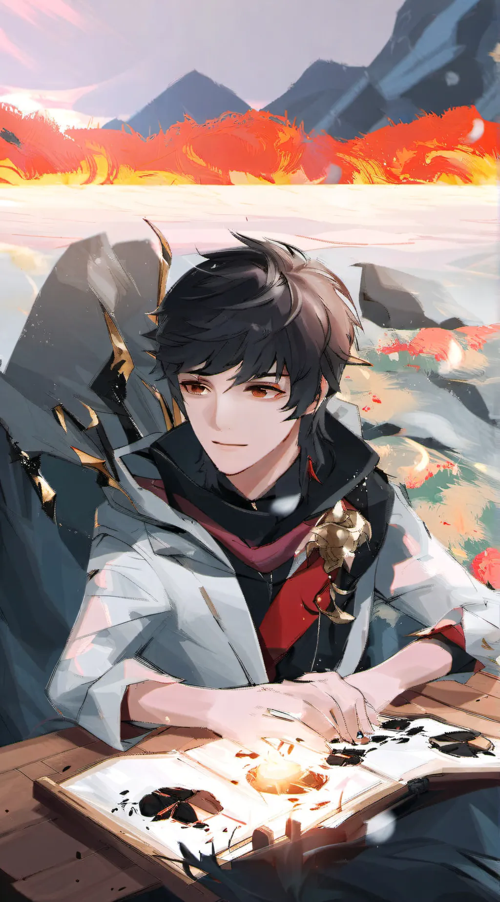 ai character: Simon background