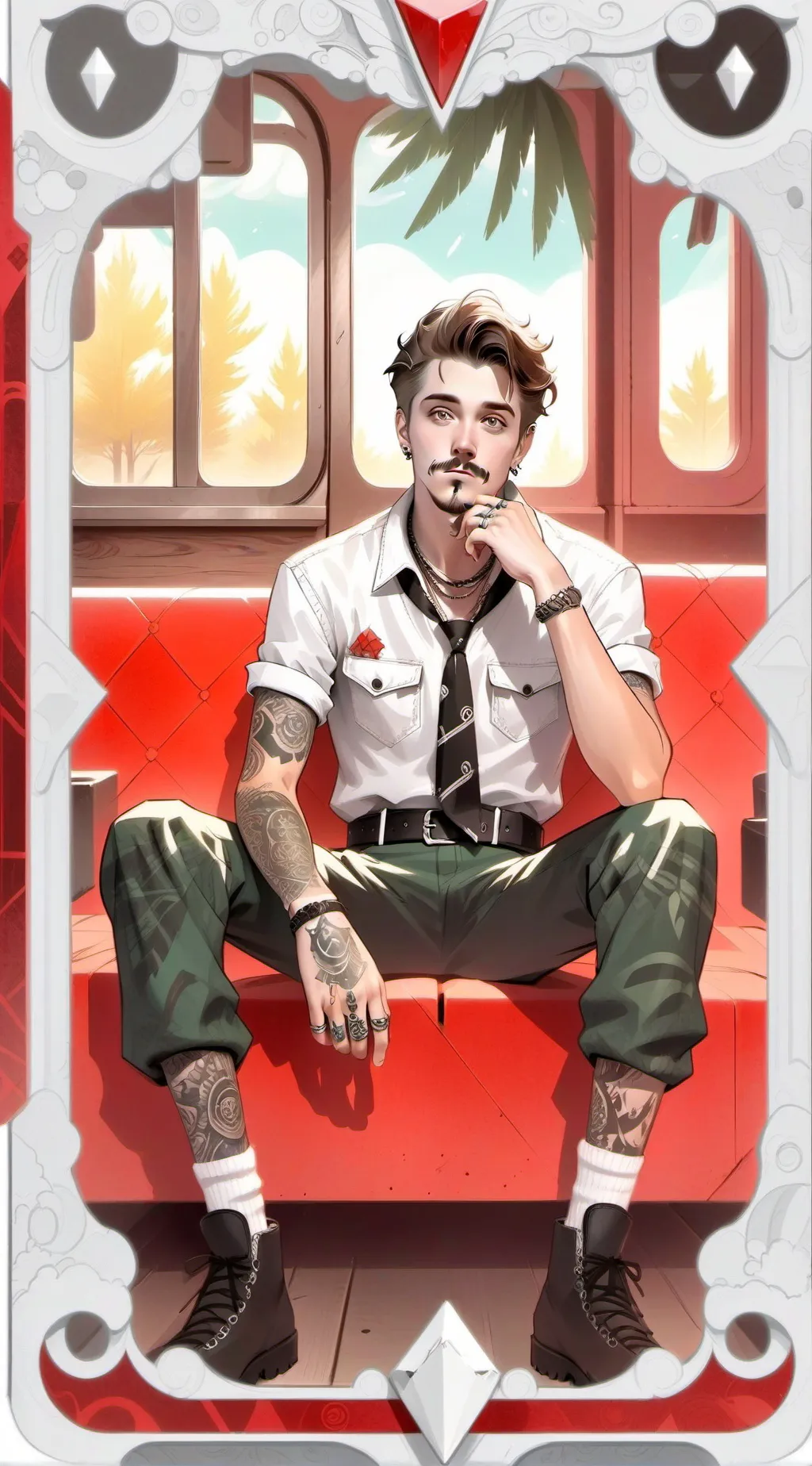 ai character: Nick O'Donnell  background