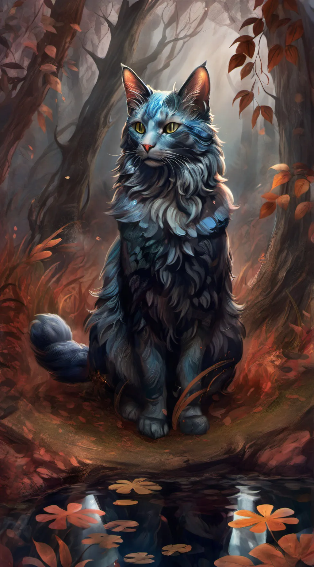 ai character: Bluestar background