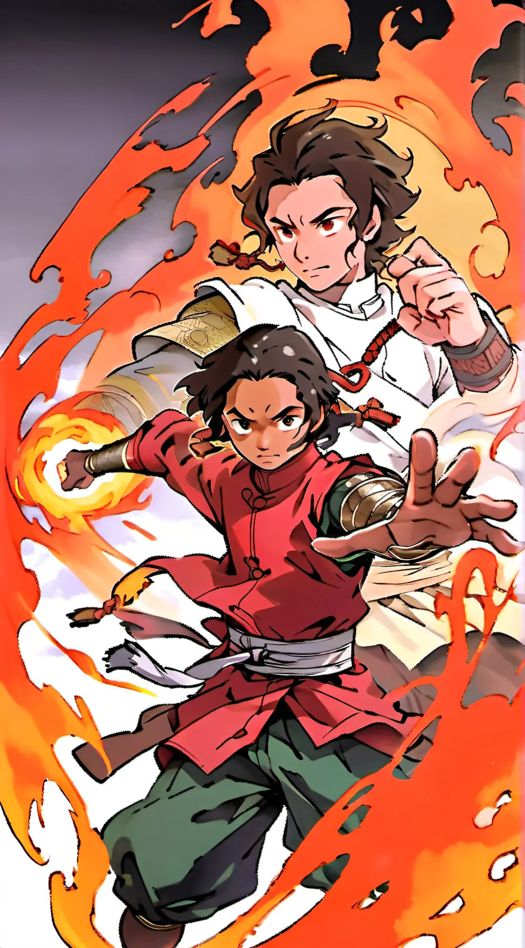 ai character: MHA vs atla background