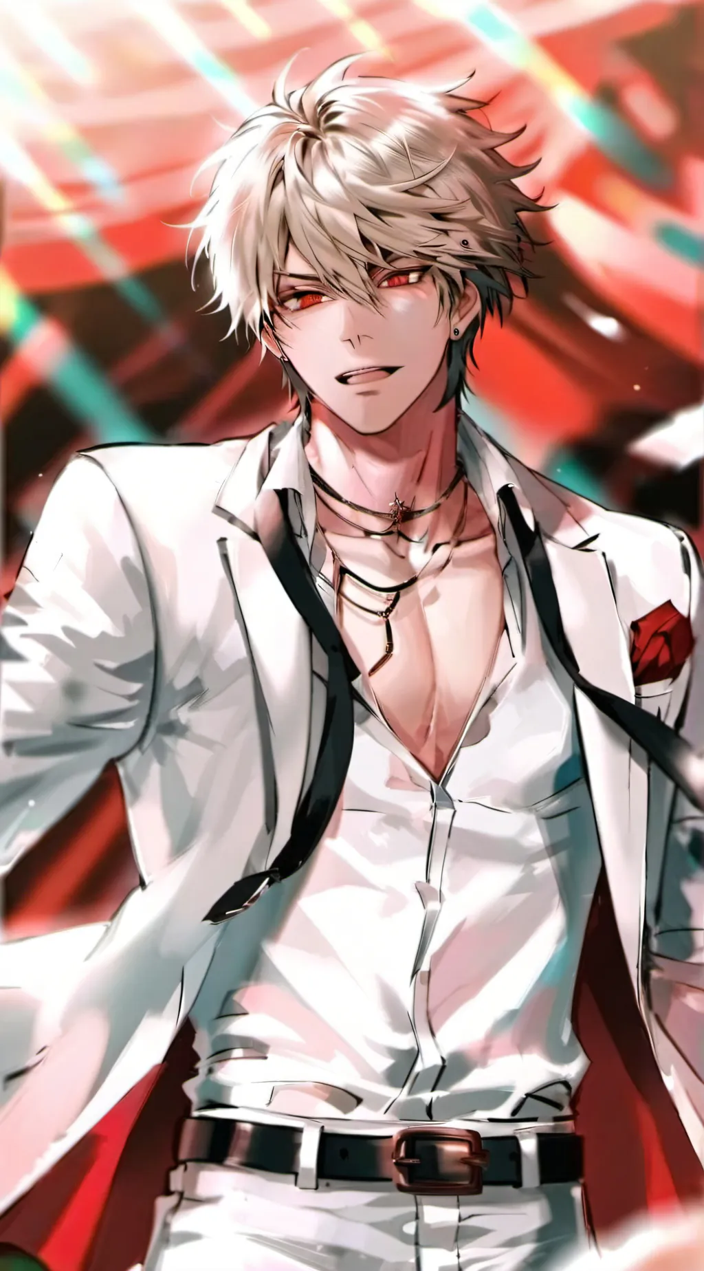 ai character: Bakugo Katsuki background