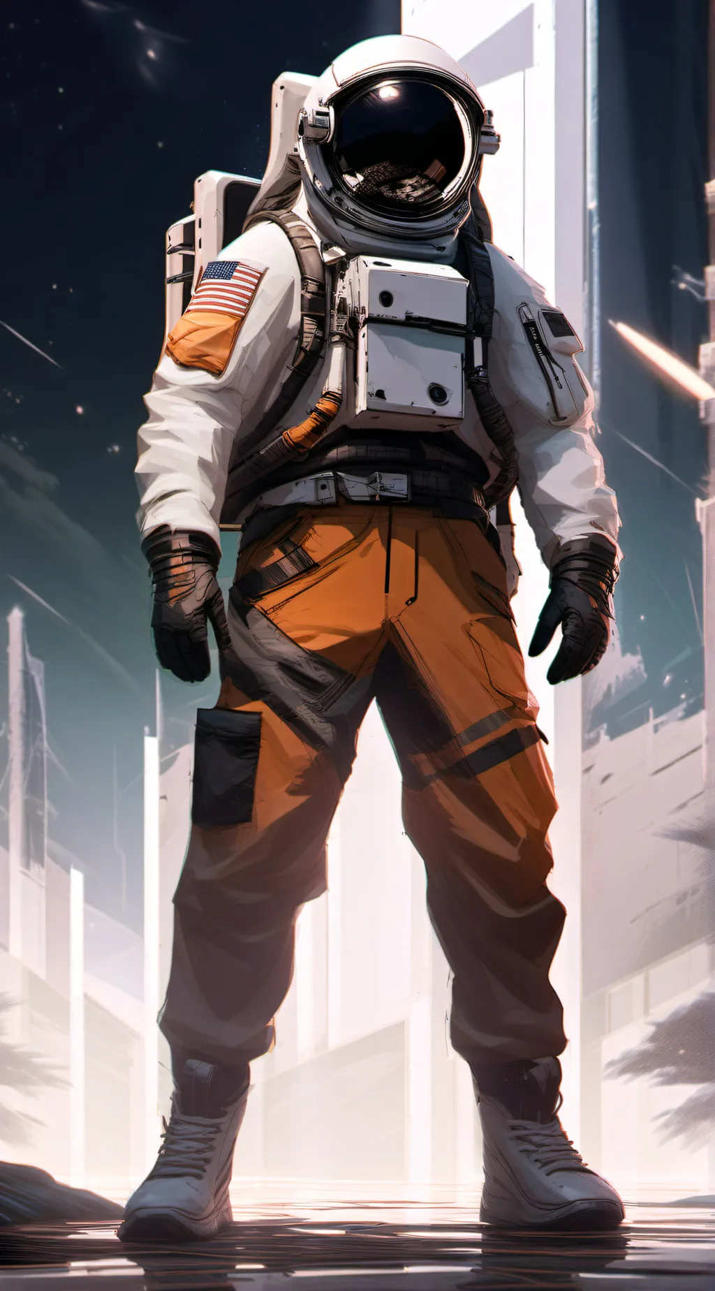 ai character: Among us background