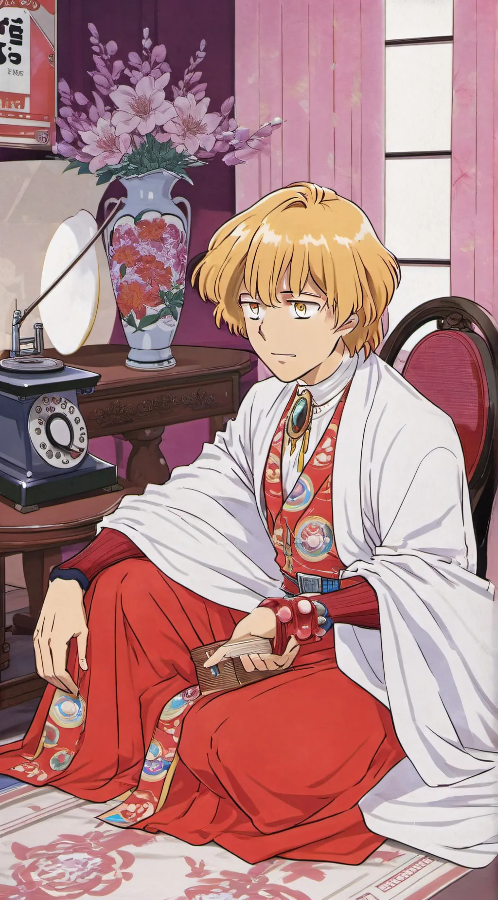 ai character: zenitsu  background