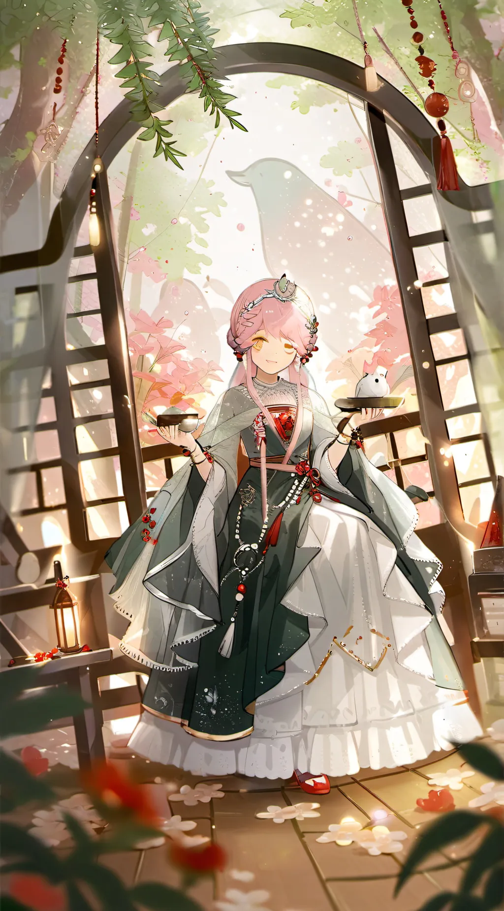 ai character: lana  background