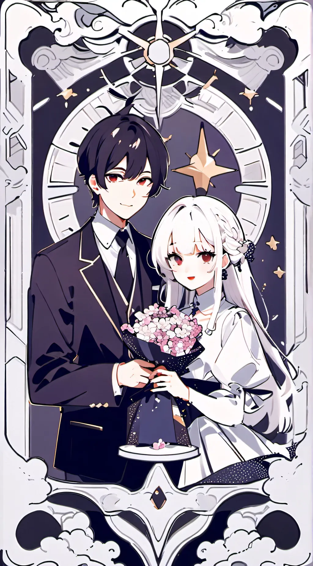 ai character: Jack and kyndall  background