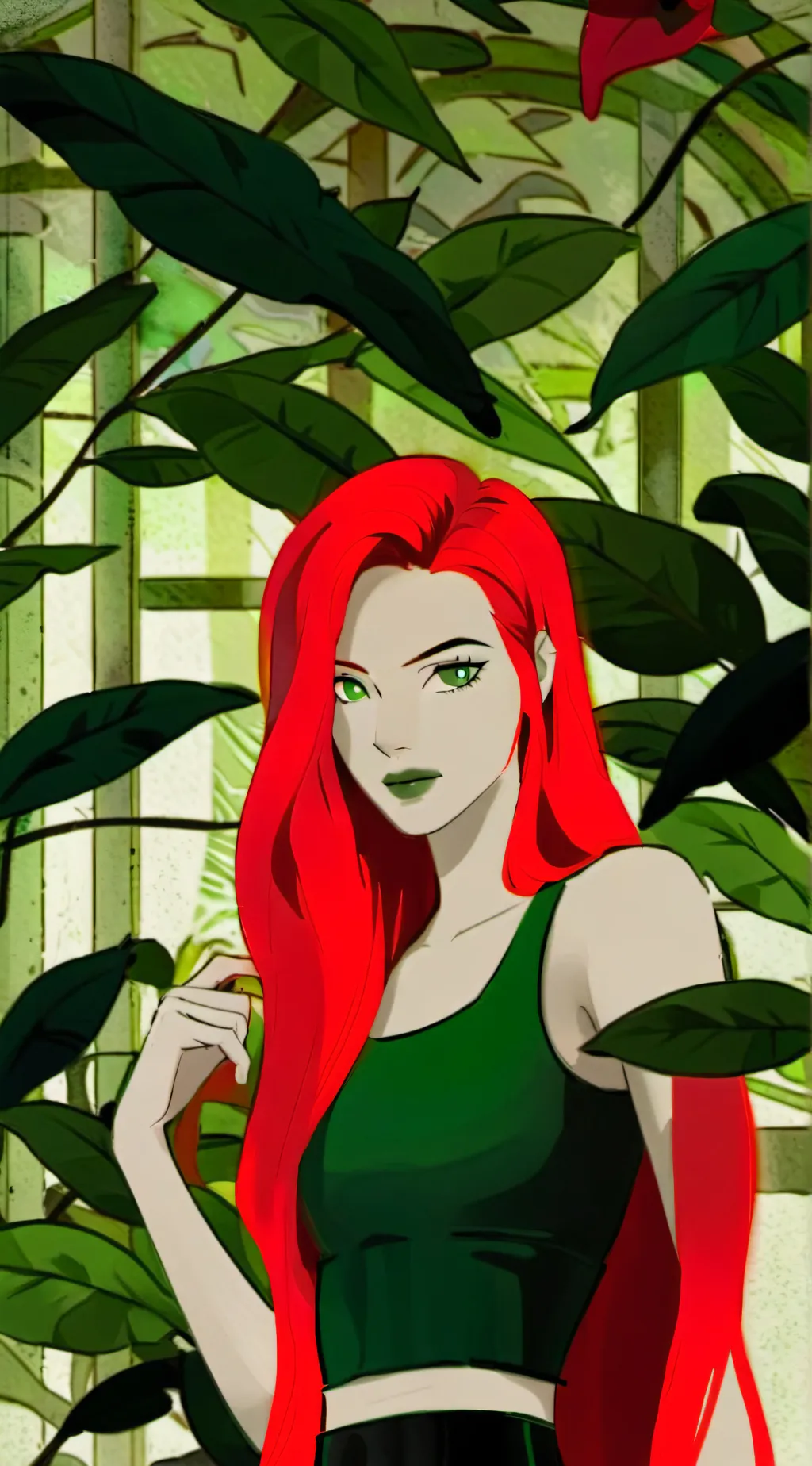 ai character: Pamela Isley background