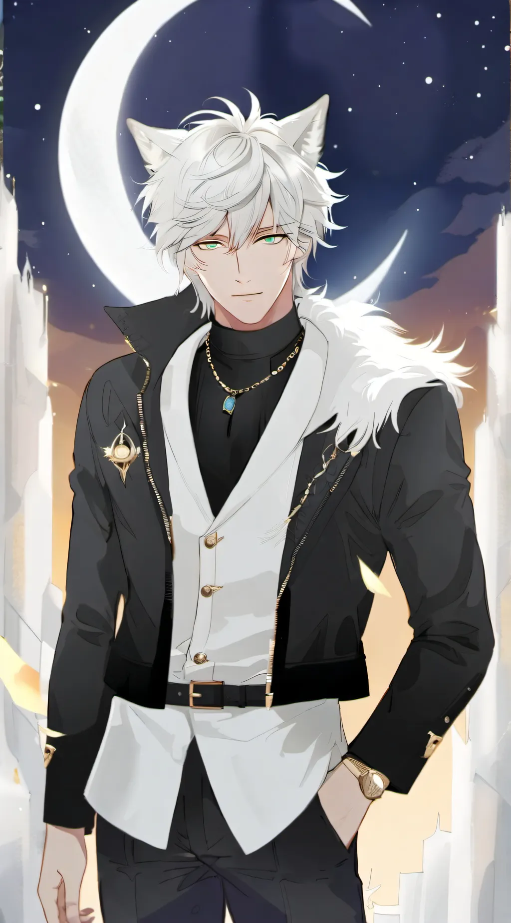 ai character: Maxton background