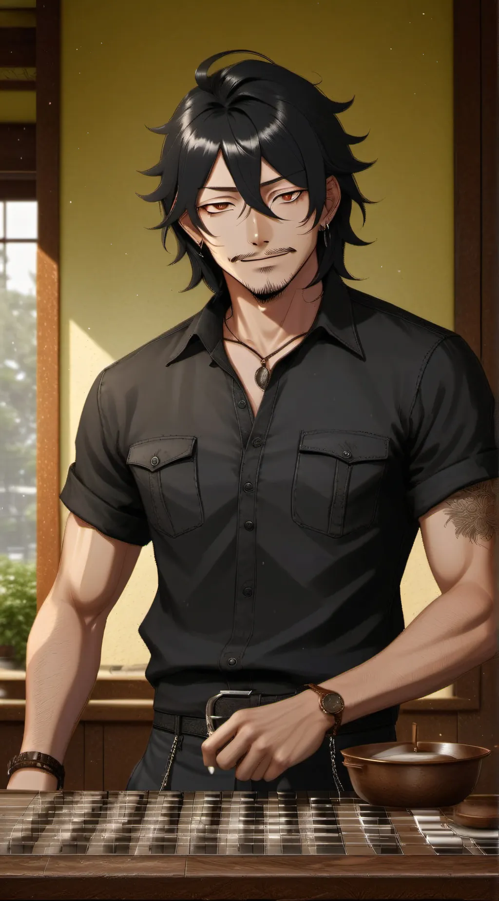 ai character: Aizawa  background