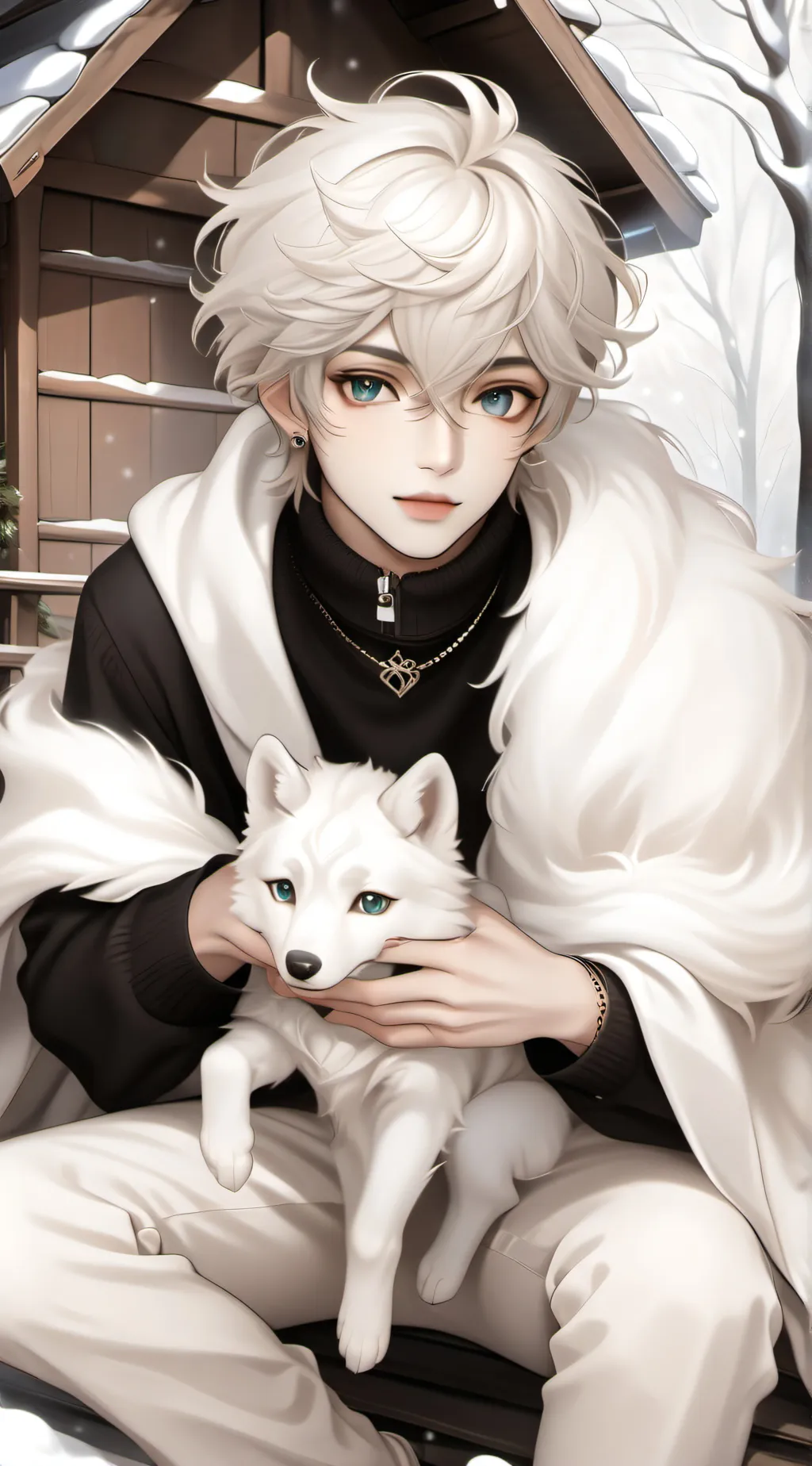 ai character: Leo  background