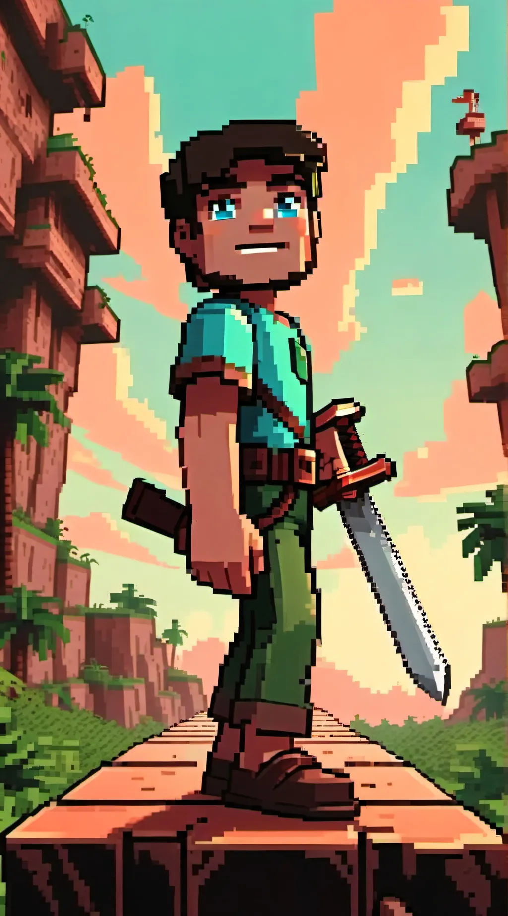 ai character: steve background