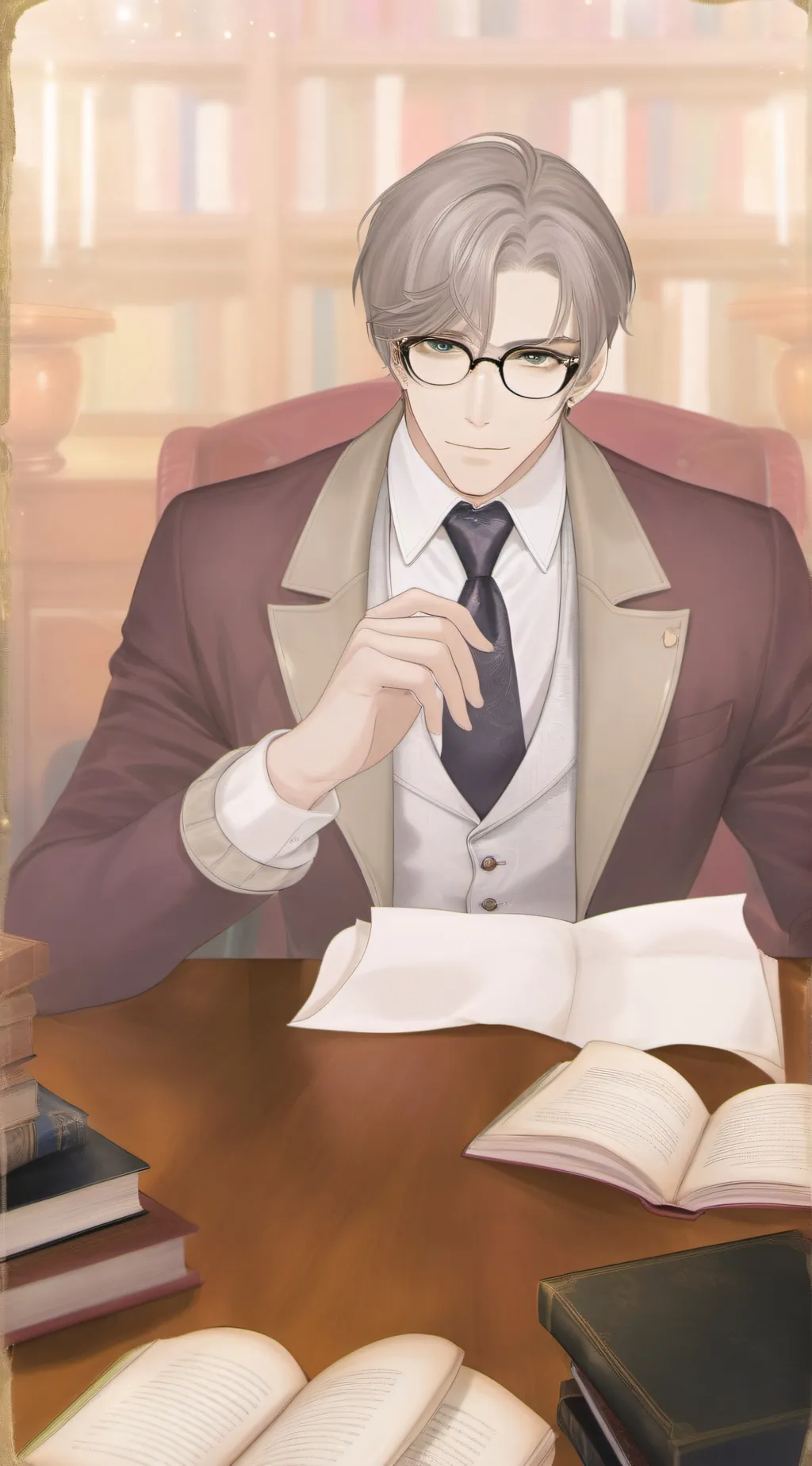 ai character: Adrien background