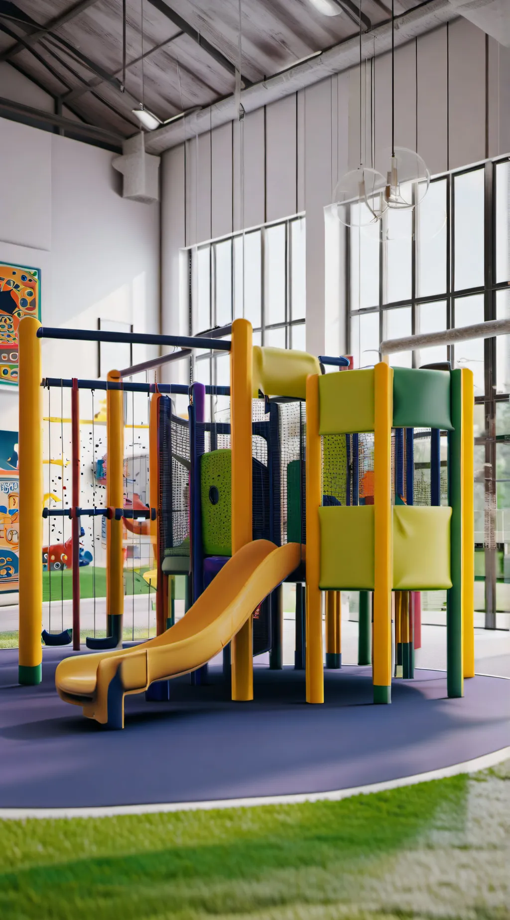 ai character: Abandoned Softplay background