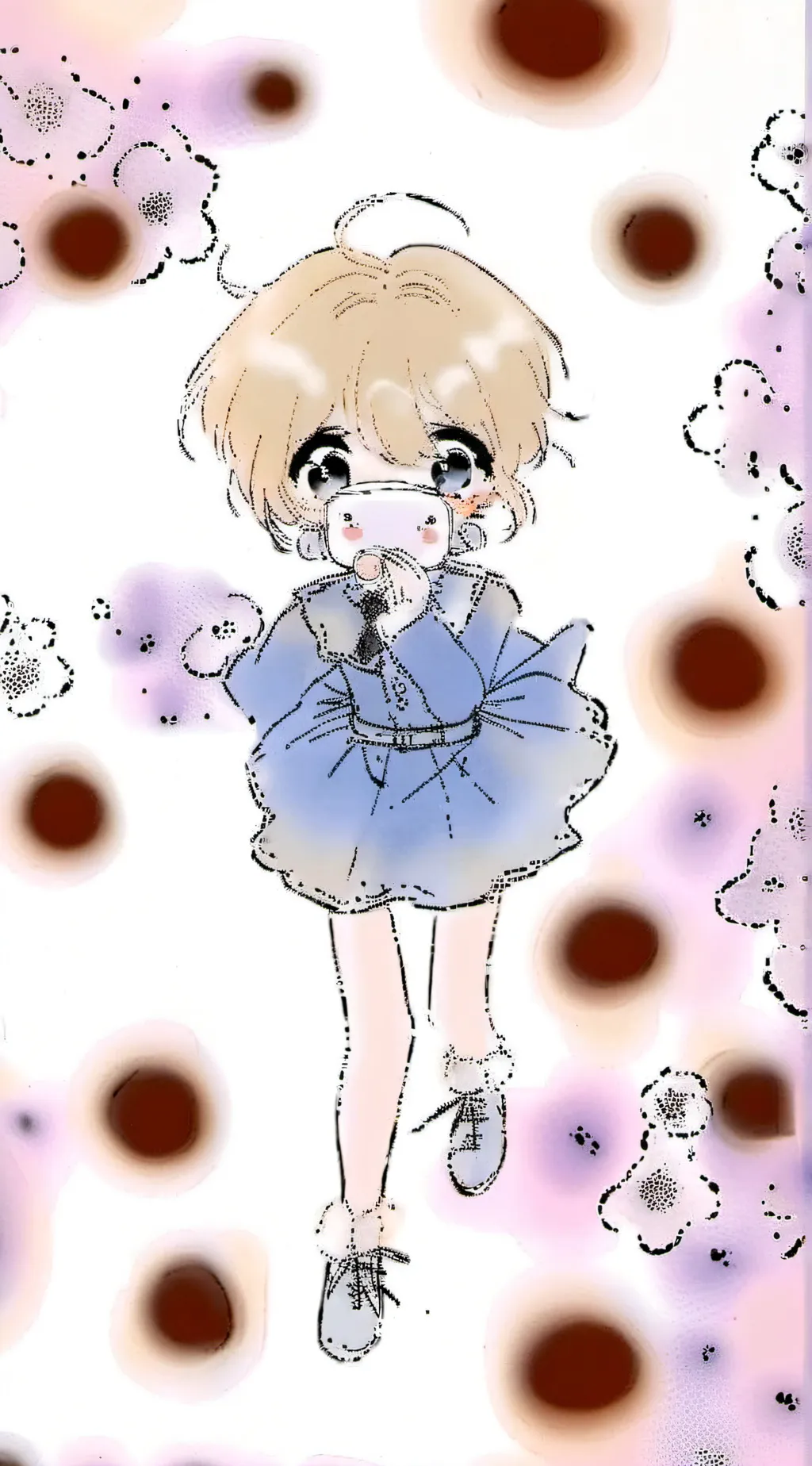 ai character: Honey senpai background