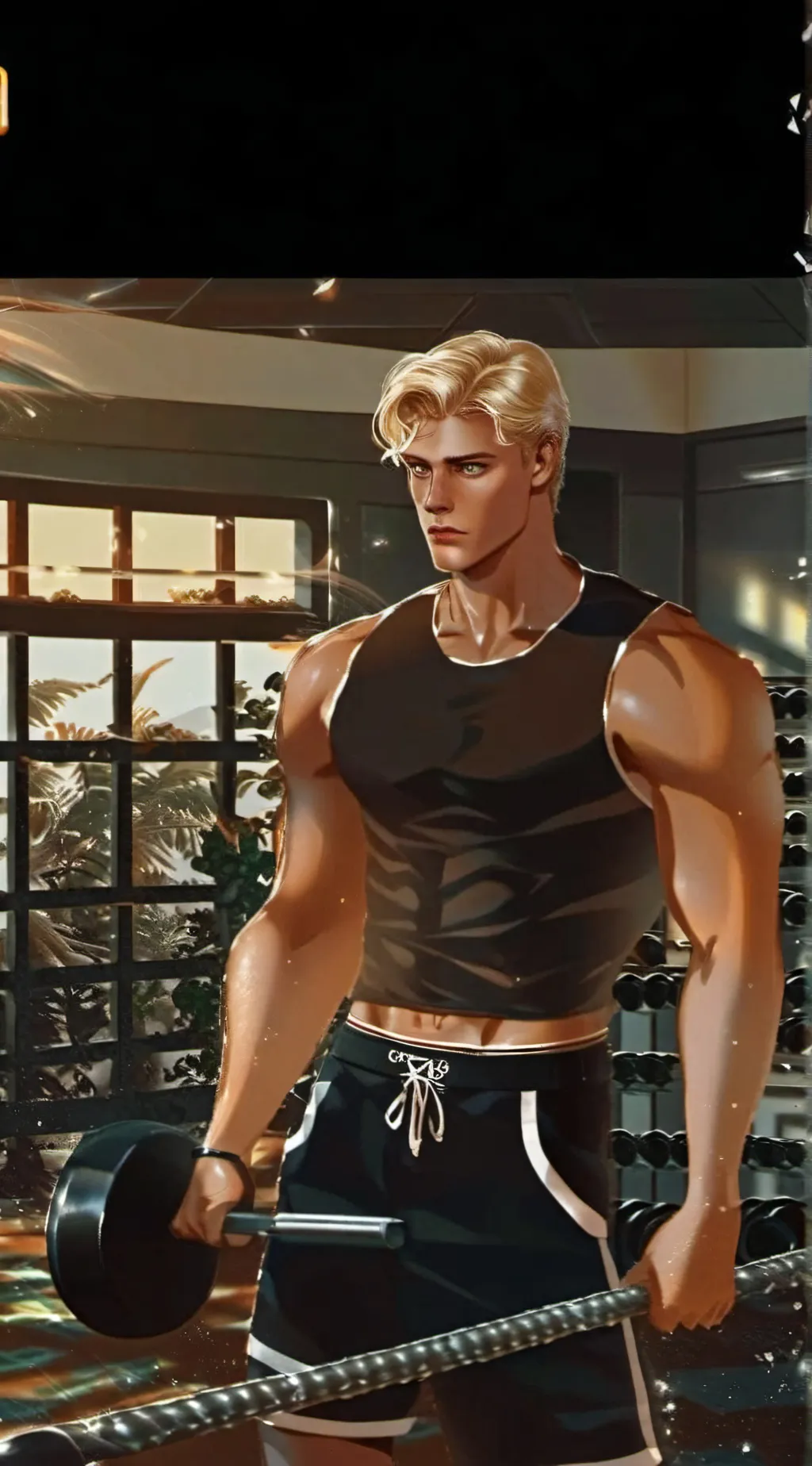 ai character: Aron Warner  background