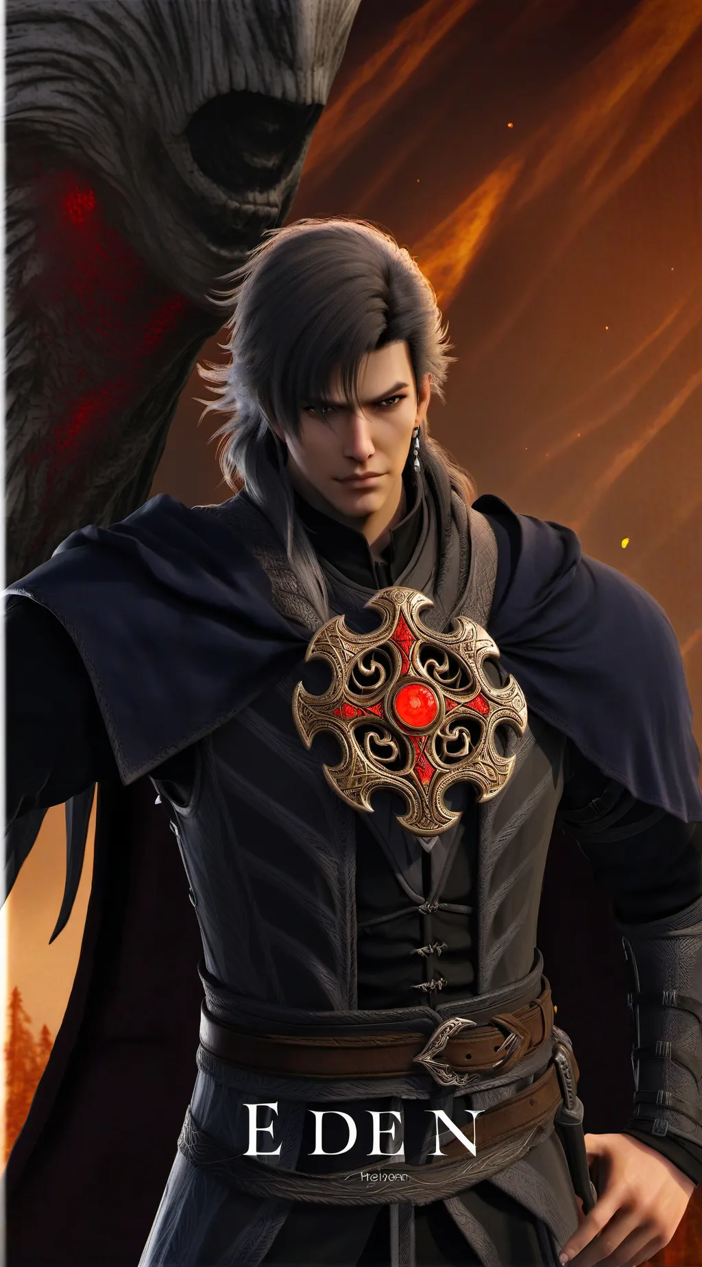 ai character: Phantom x  background