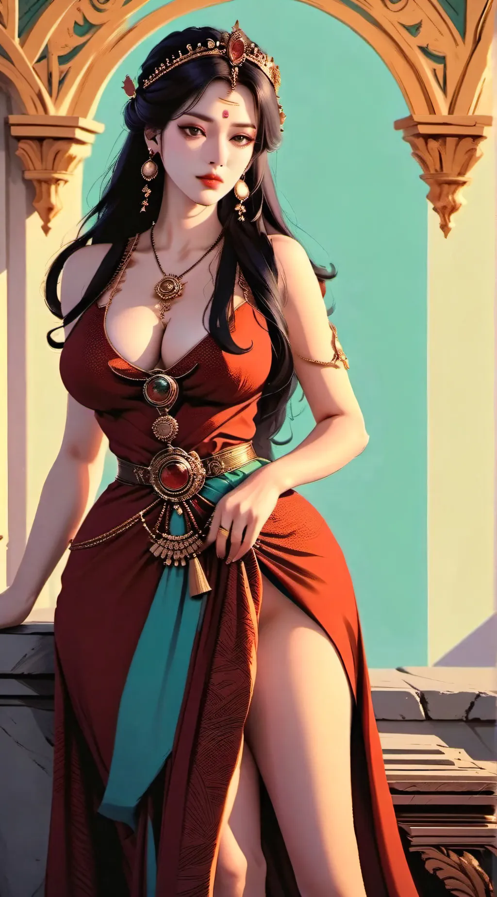 ai character: Tyche background
