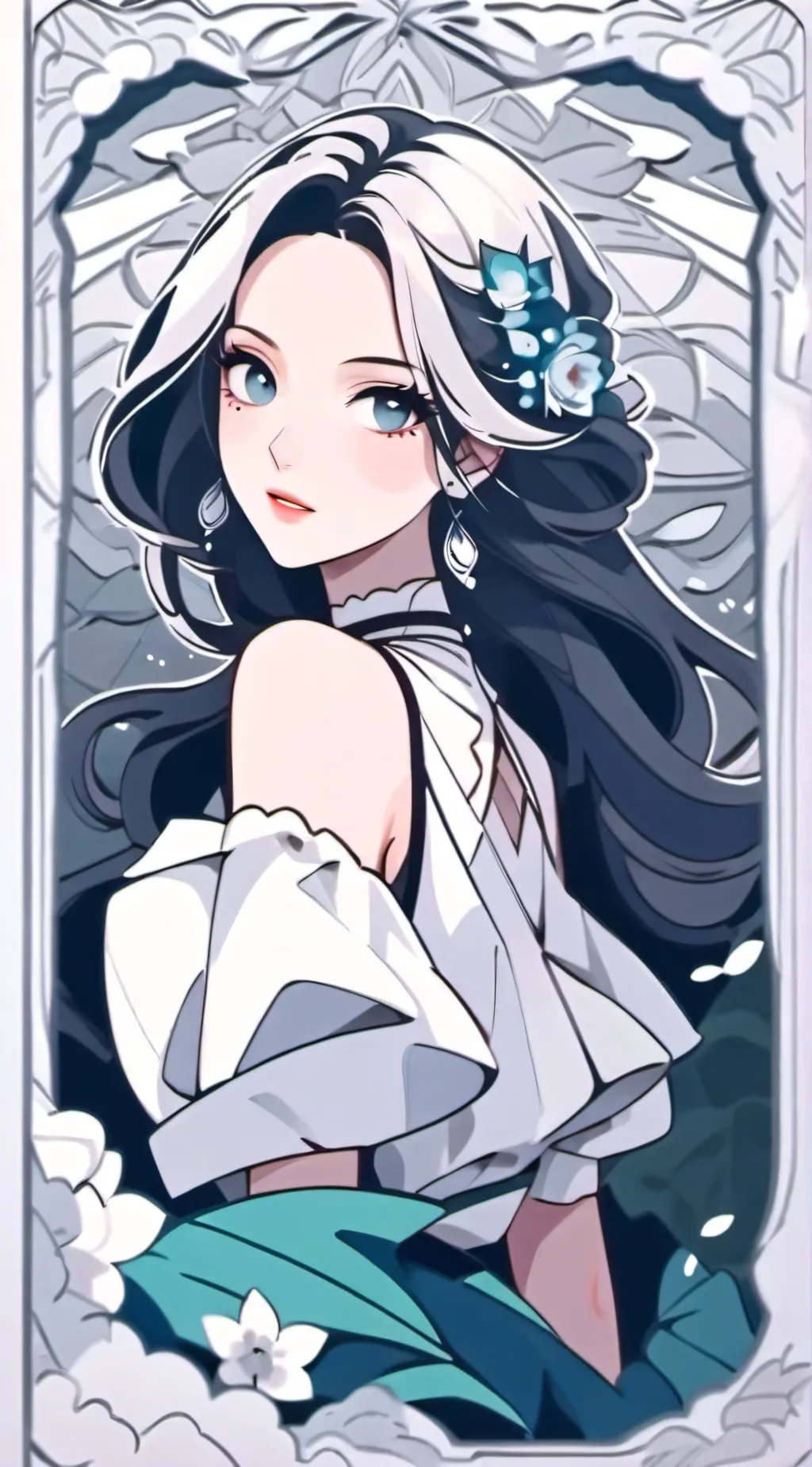 ai character: Pregnant Lana  background