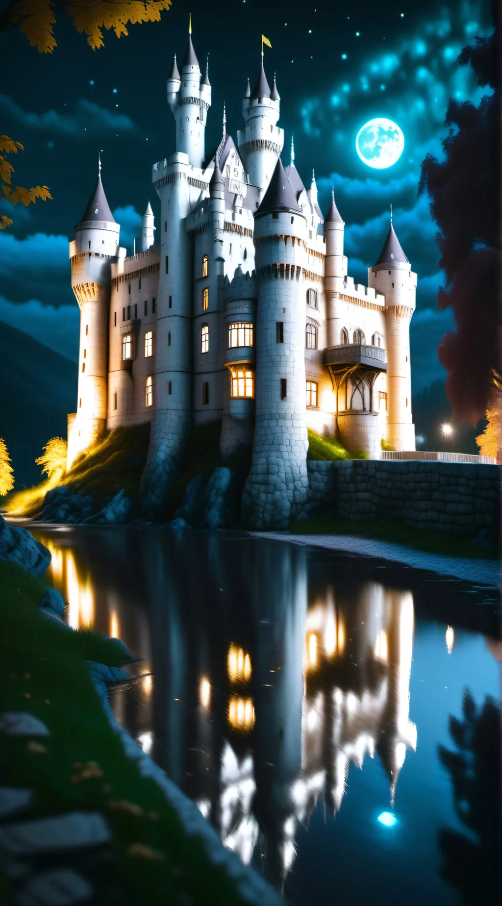 ai character: Hogwarts background