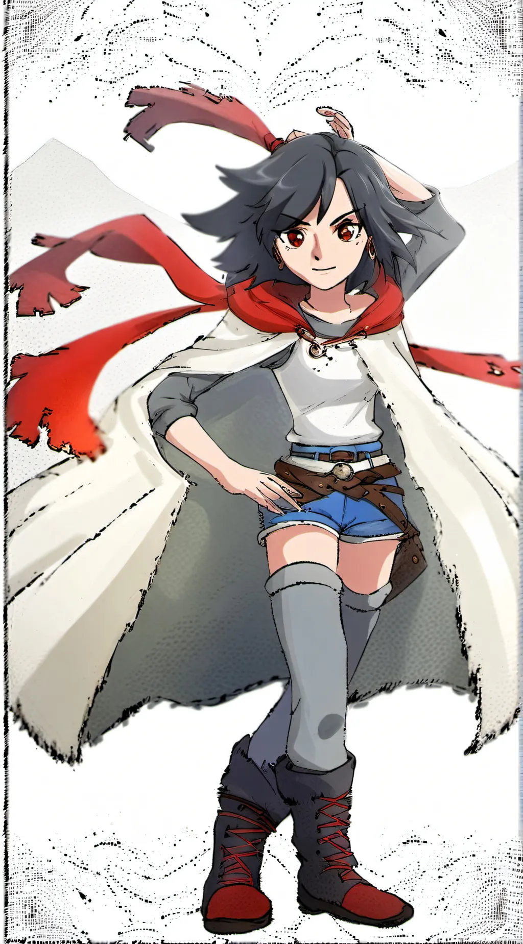 ai character: Zinnia background