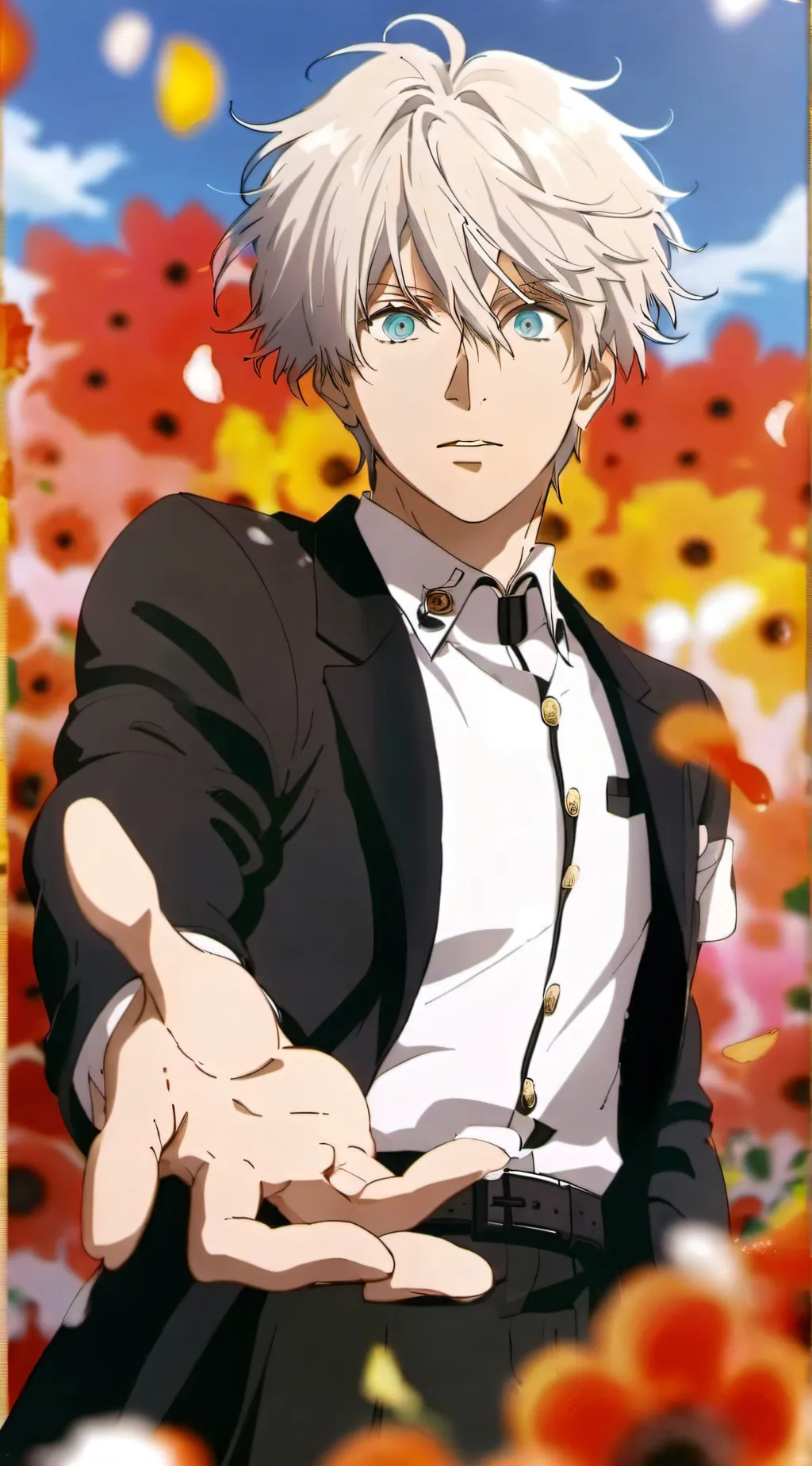ai character: gojo satoru background
