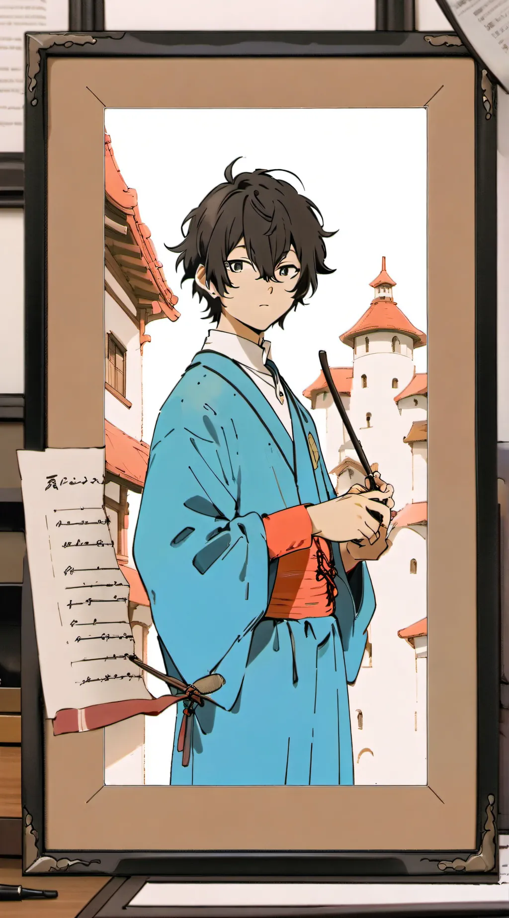 ai character: ☆ Dazai Osamu  background