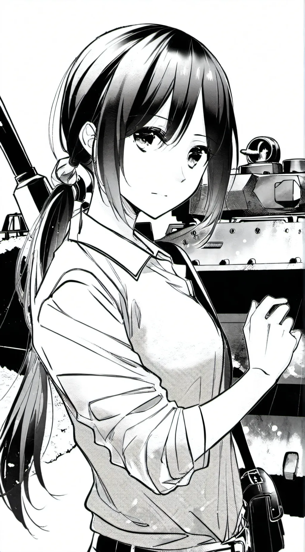 ai character: Girls und Panzers background
