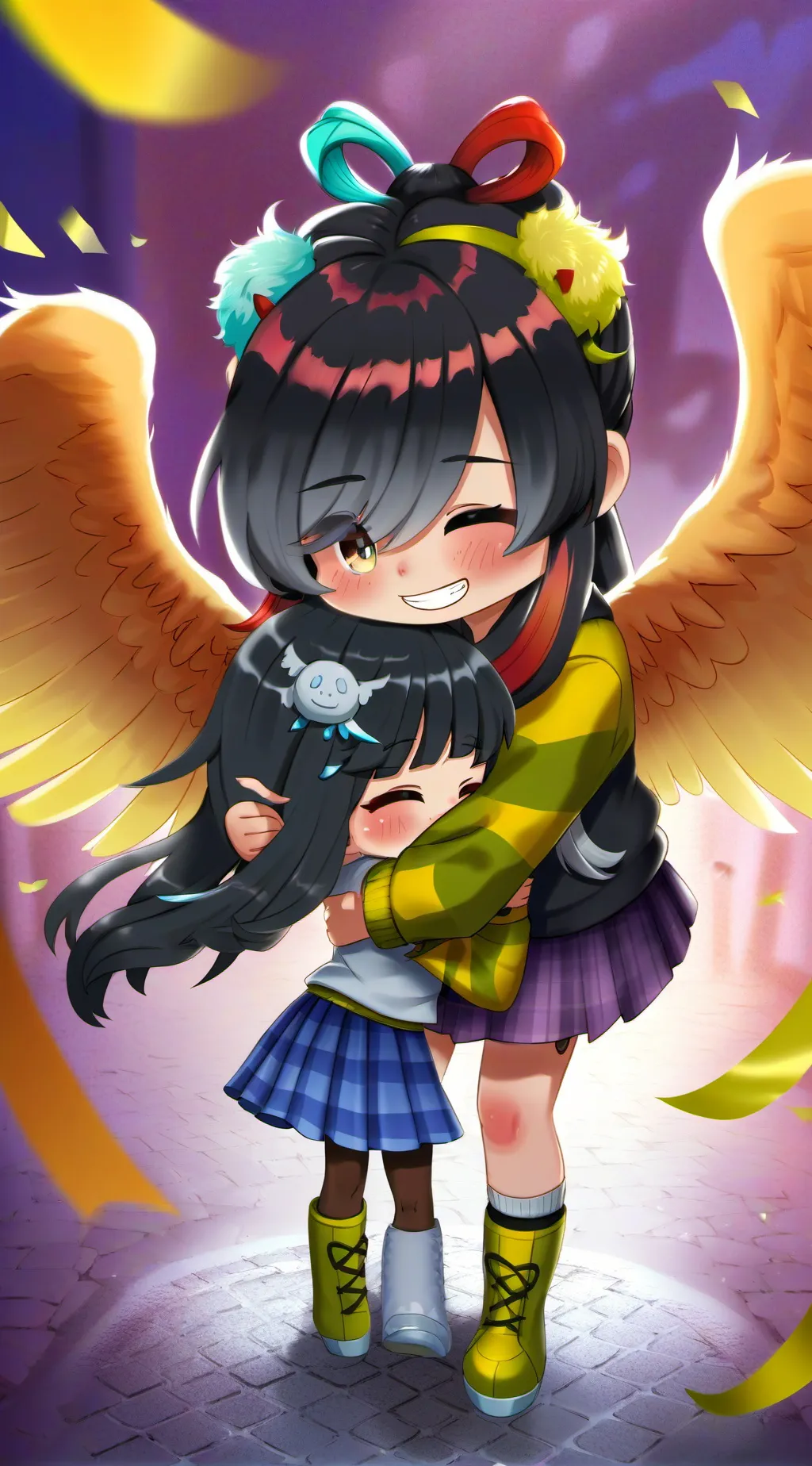 ai character: Kat×Vinilat😍 background