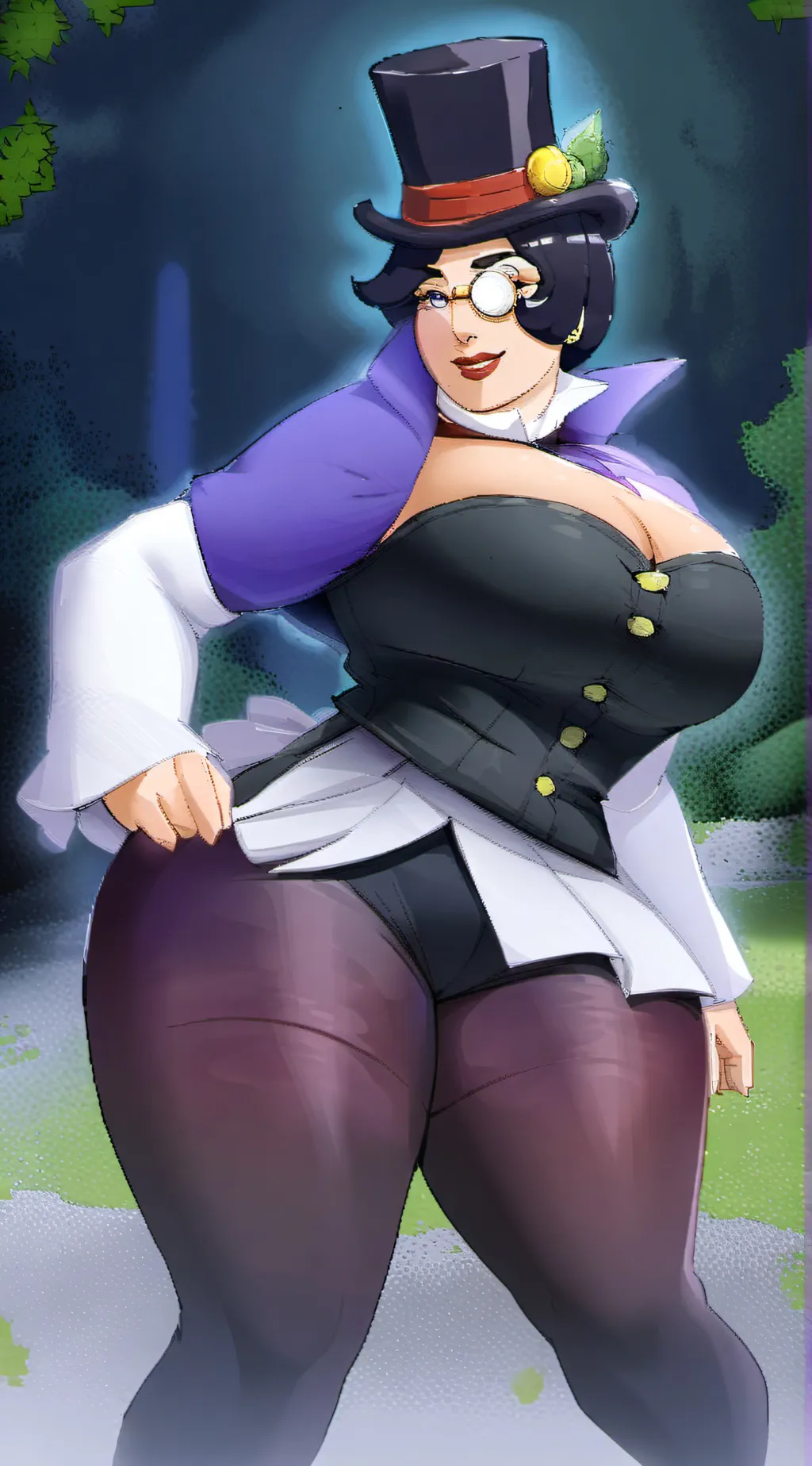 ai character: Oswalda Cobblepot background