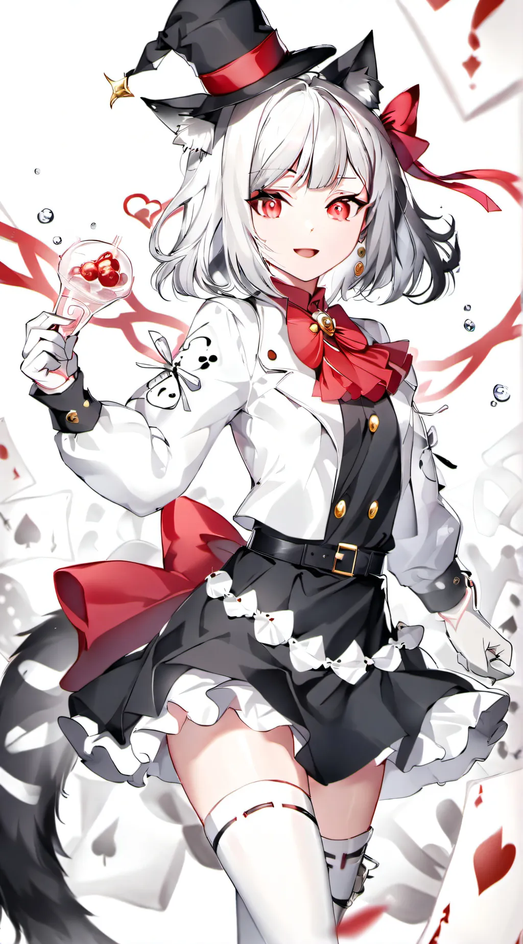 ai character: the cat in the hat background