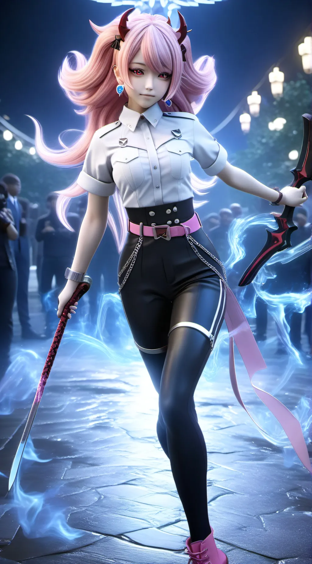 ai character: Mina background