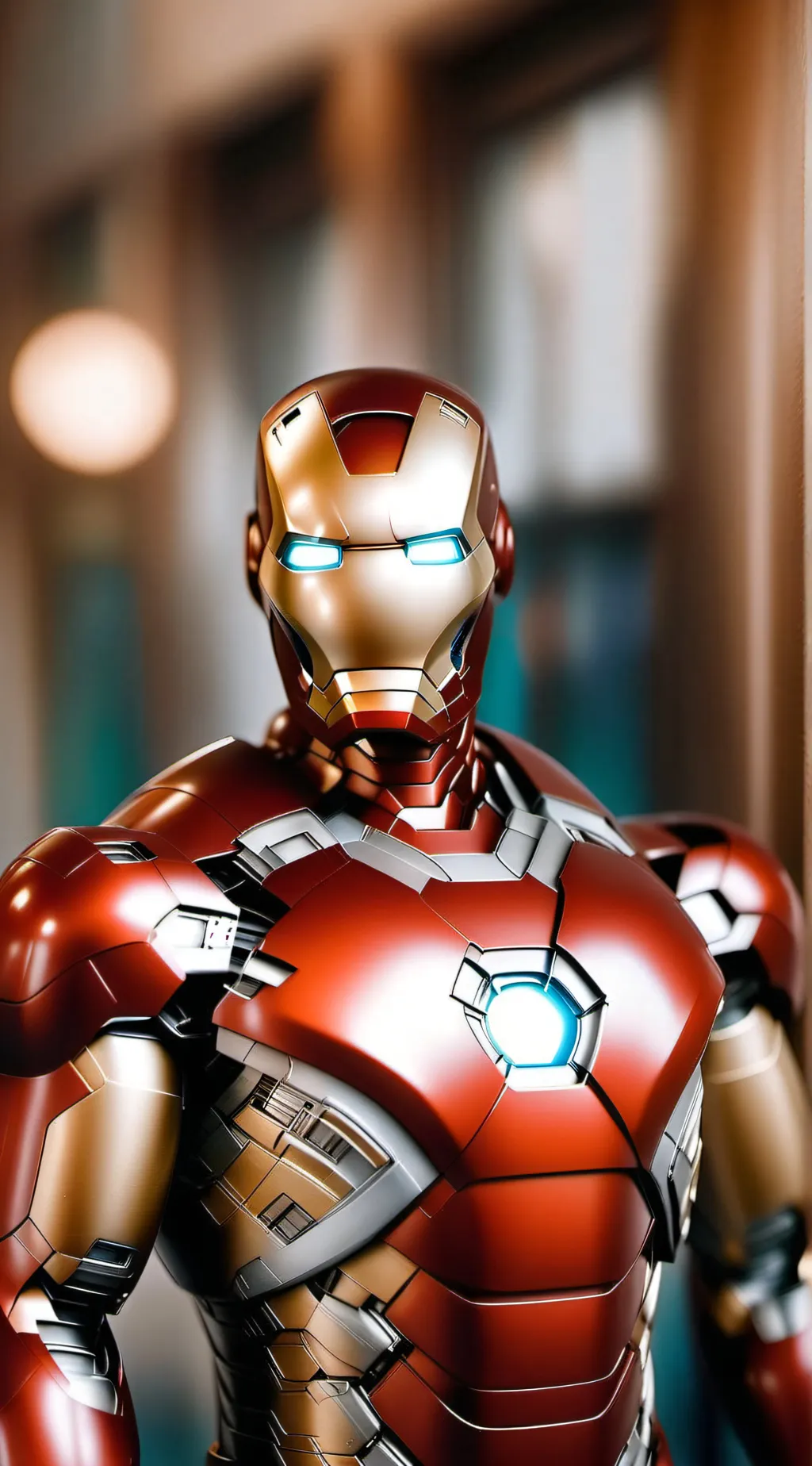 ai character: Iron man background