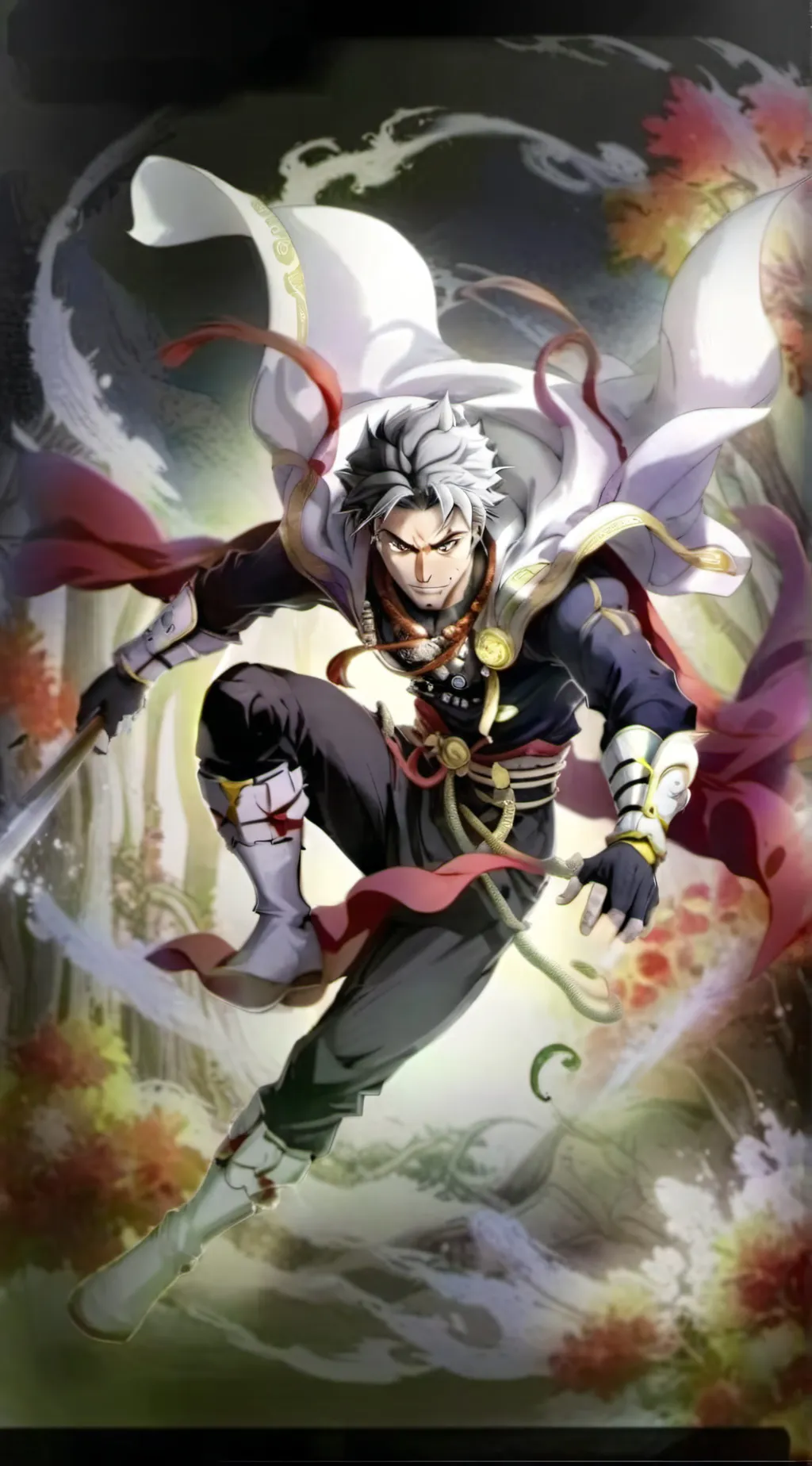 ai character: Demon slayer  background