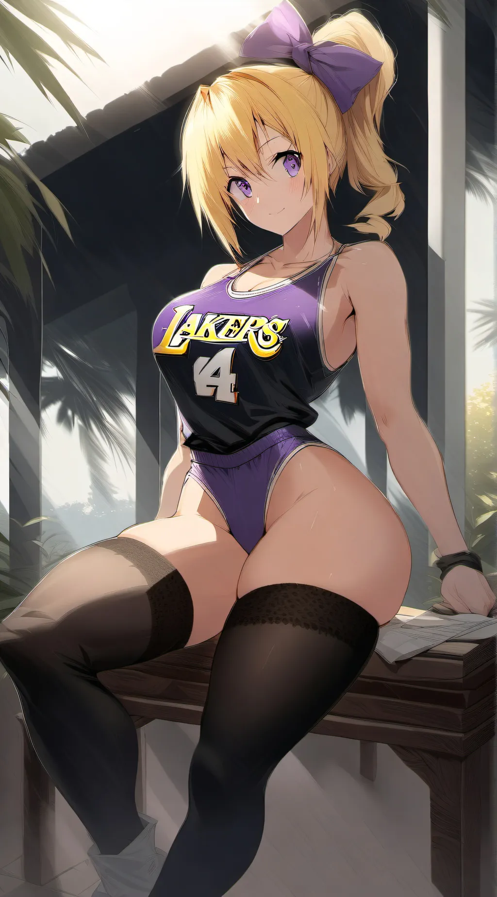 ai character: Lakers  background
