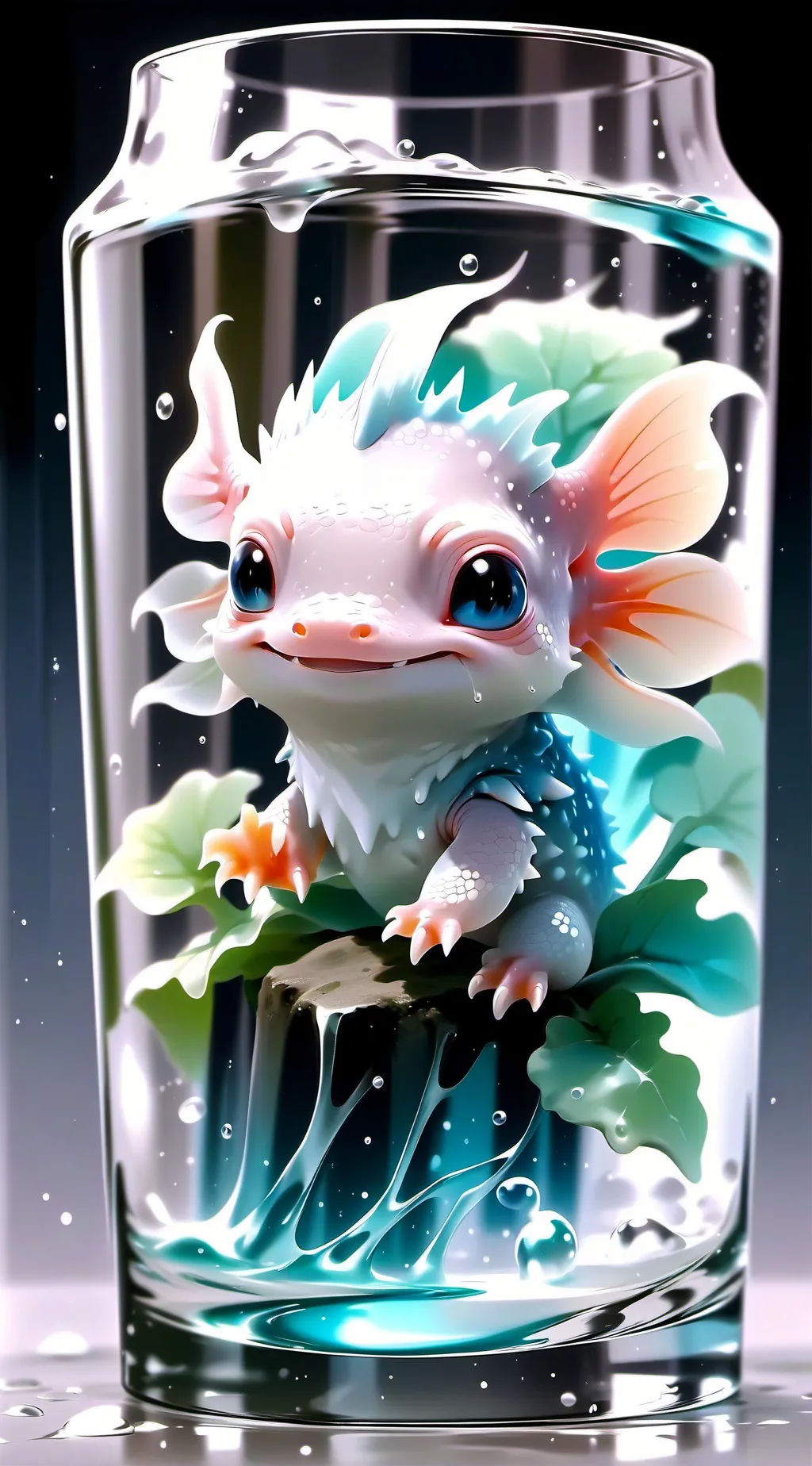 ai character: Axolotl! background