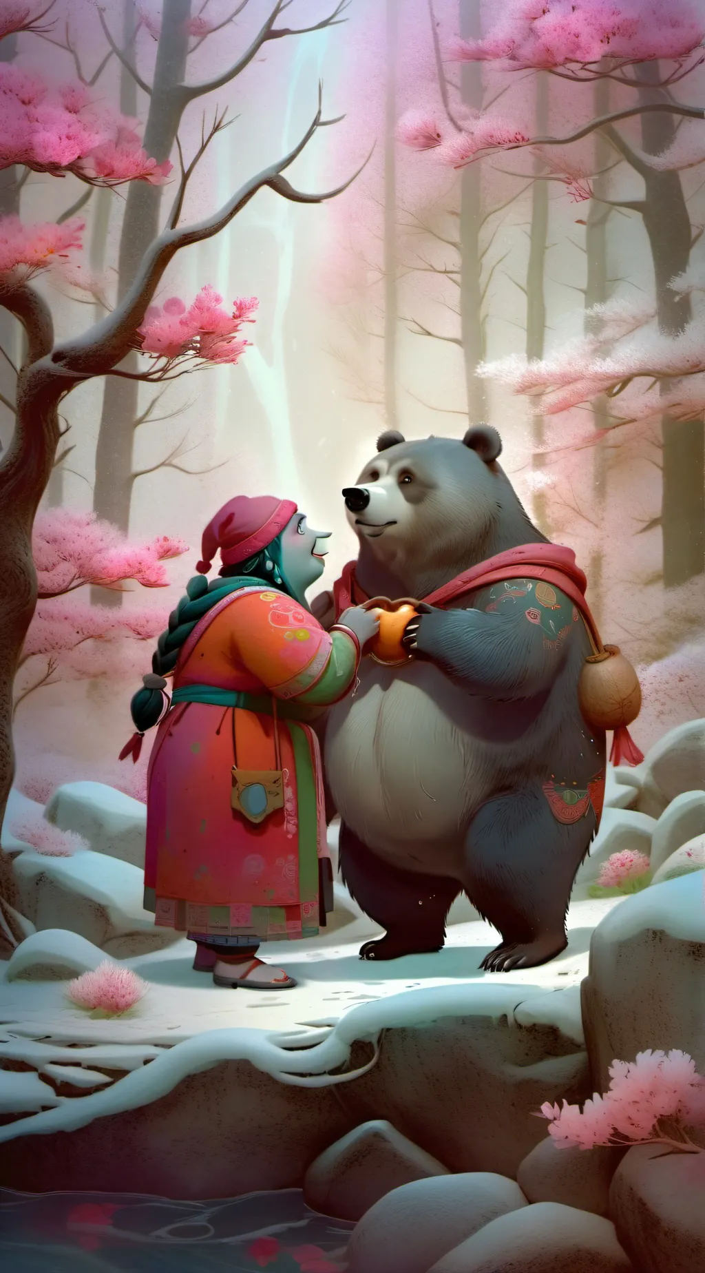 ai character: winnipooh background