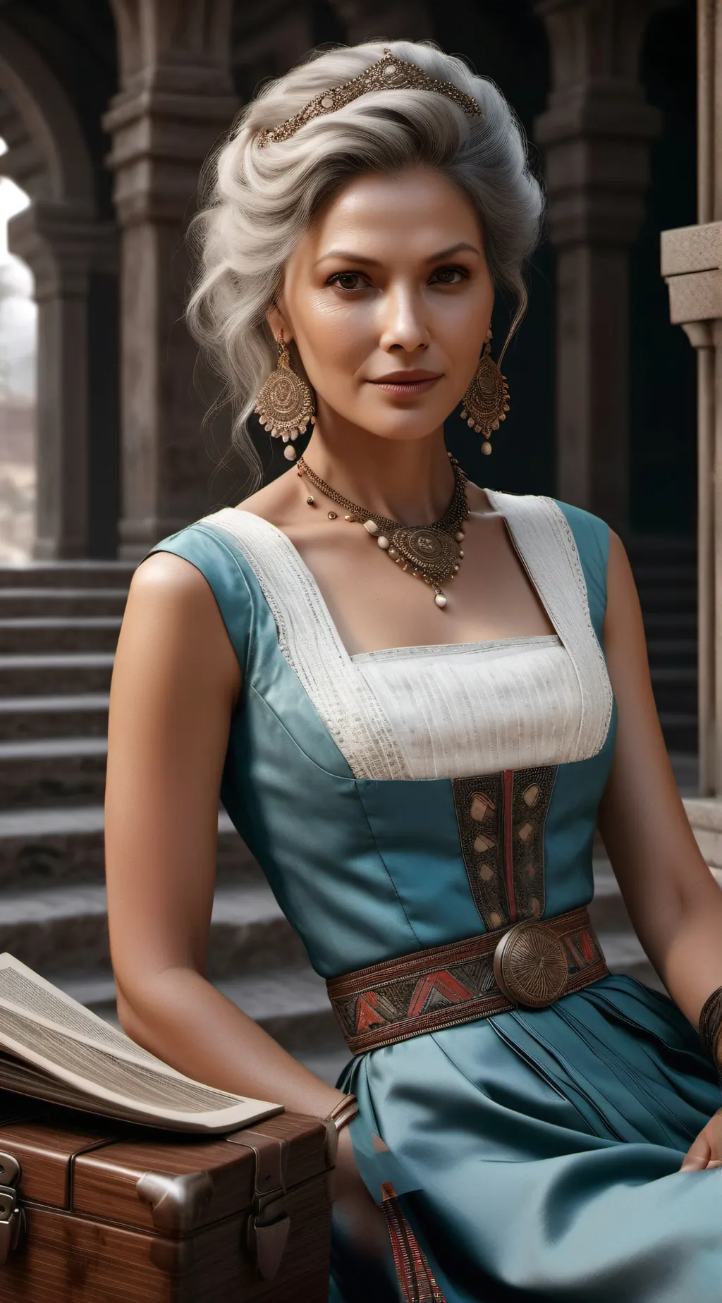 ai character: Annabelle  background