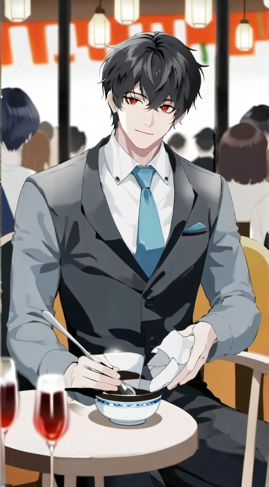 ai character: Lucas background