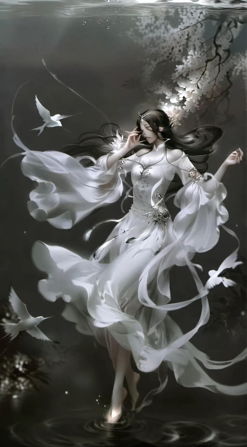 ai character: the missing lady background