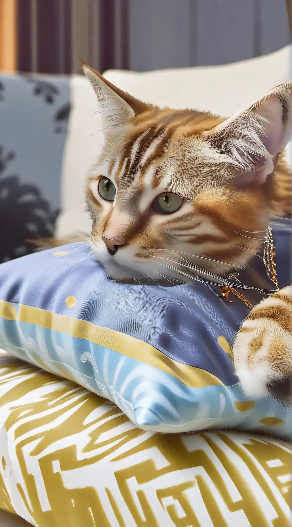 ai character: cat background