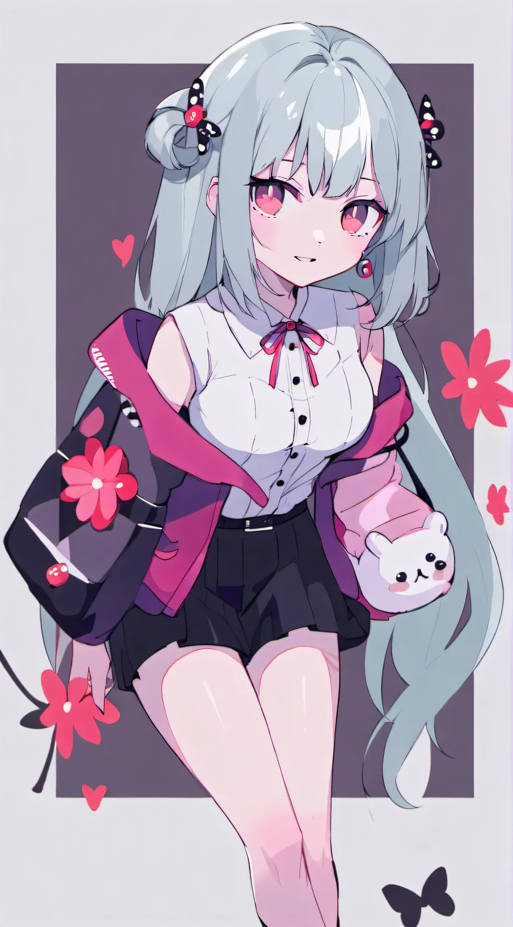 ai character: digital circus background