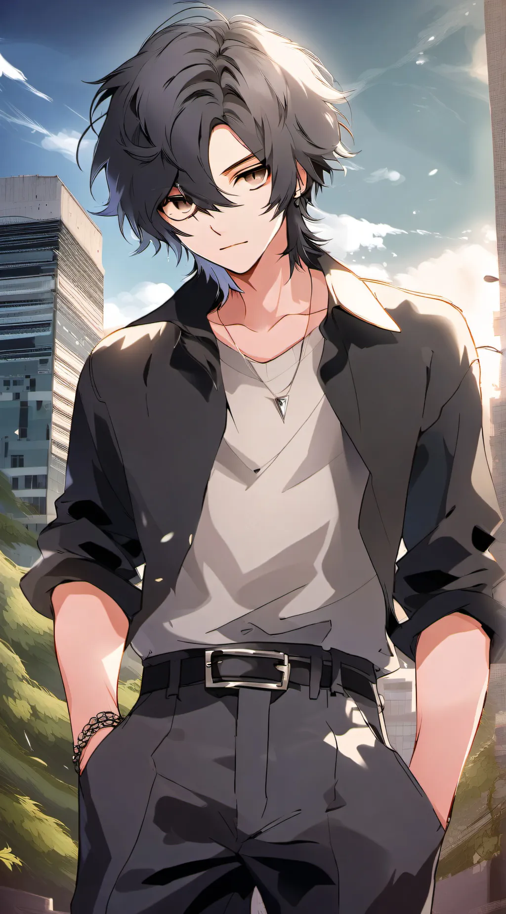 ai character: Kade background
