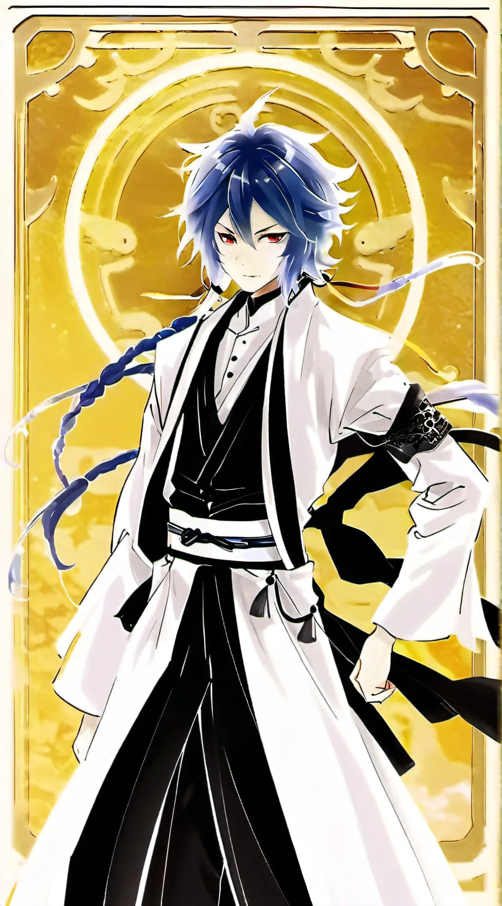 ai character: hashira  background