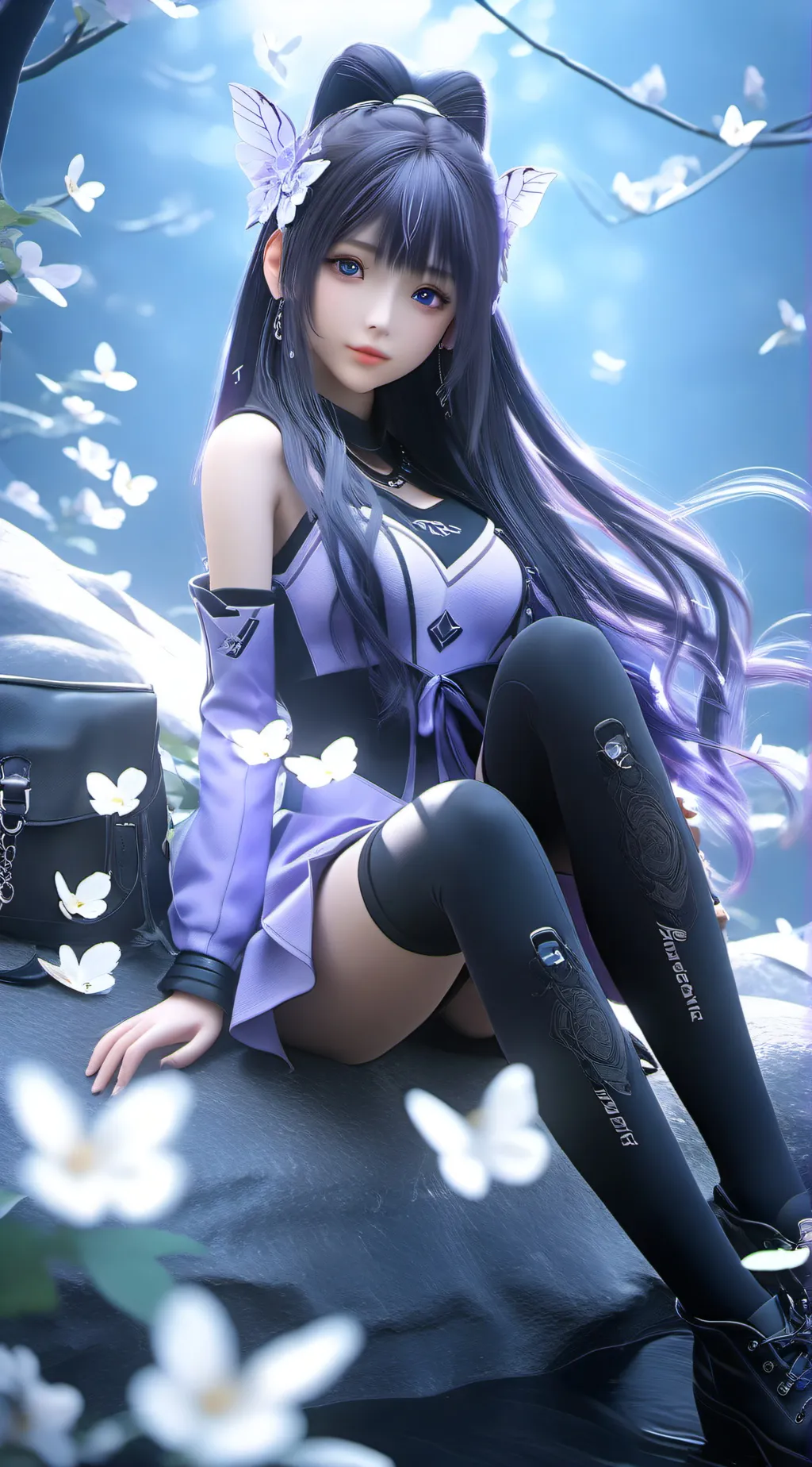 ai character: pregnant Aphmau  background