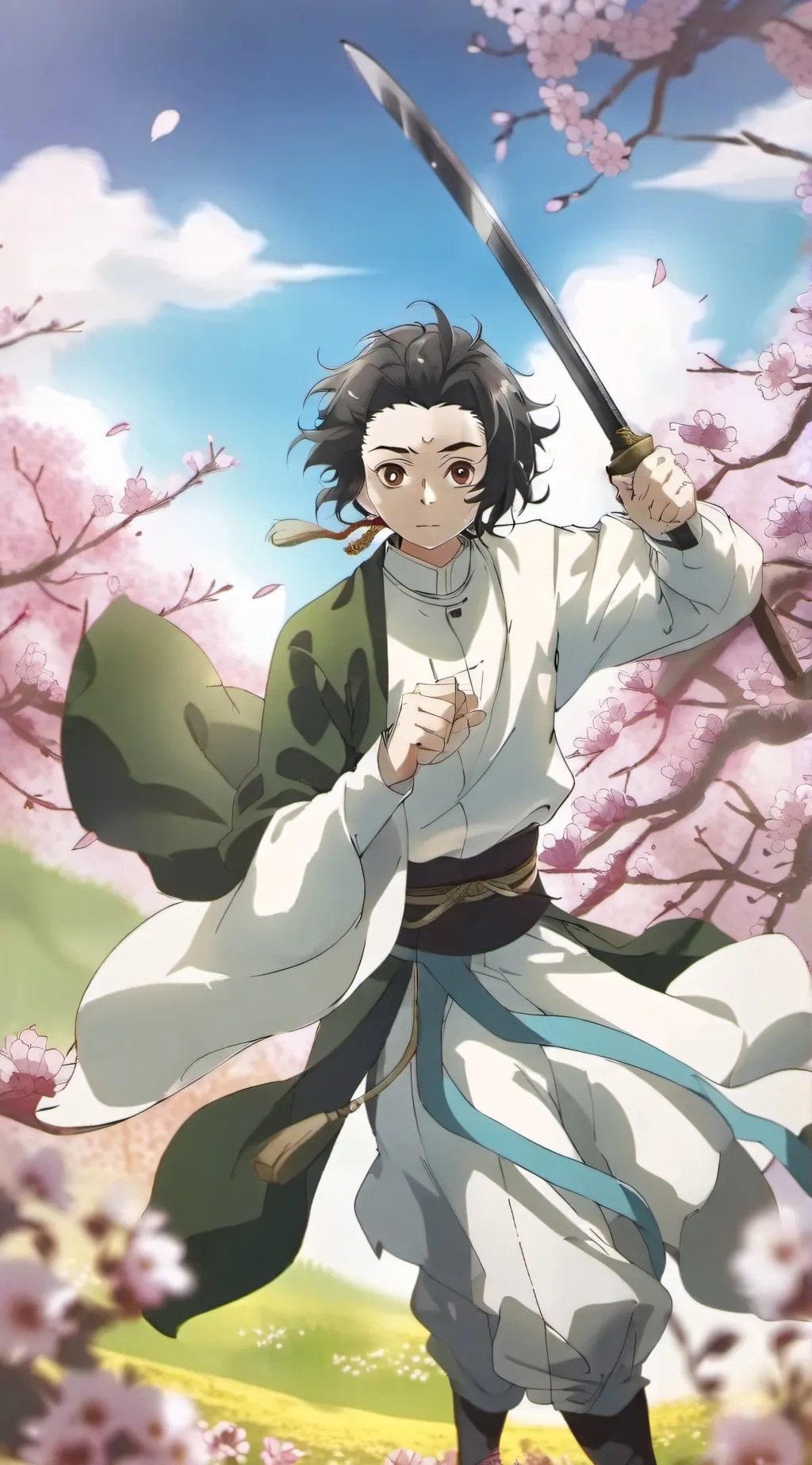 ai character: Demon Hashiras background