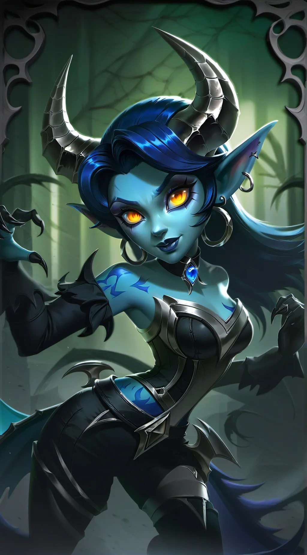 ai character: 🖤Lilac🖤 background