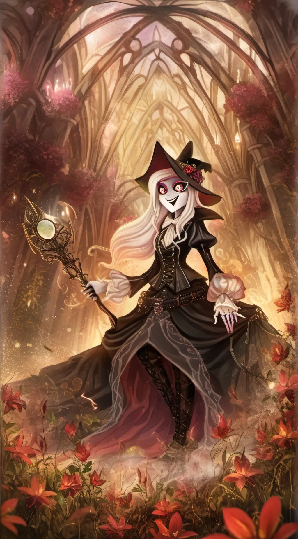 ai character: Helluva and hazbin background